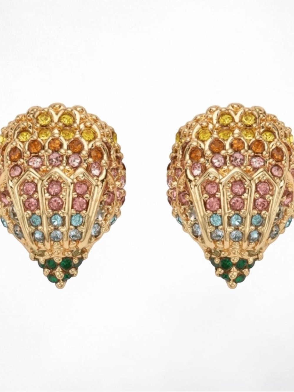 Kurt Geiger Rainbow Eagle Head Stud Earrings